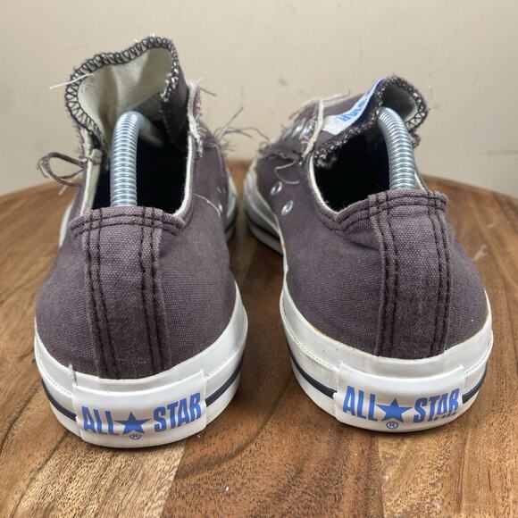 Converse All Star Womens Brown Y2K Distressed Laceless Size 8 Low Top Shoes - Picture 5 of 10
